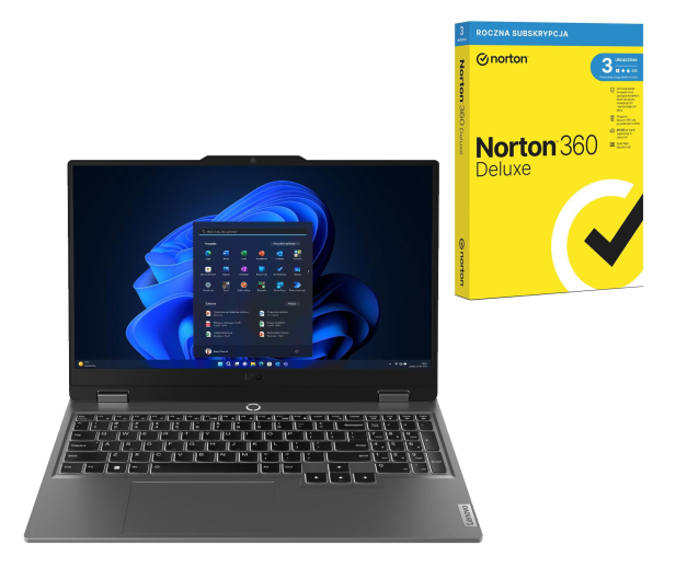 Lenovo LOQ-15 Ryzen 5-7235HS/16GB/512/Win11 RTX3050 144Hz Zestaw - 1572881 - zdjęcie